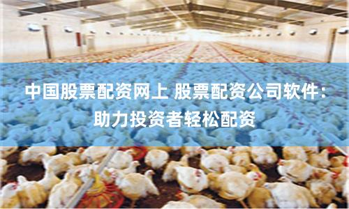 中国股票配资网上 股票配资公司软件：助力投资者轻松配资