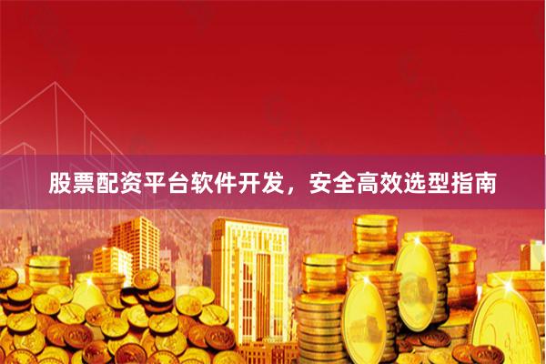 股票配资平台软件开发，安全高效选型指南